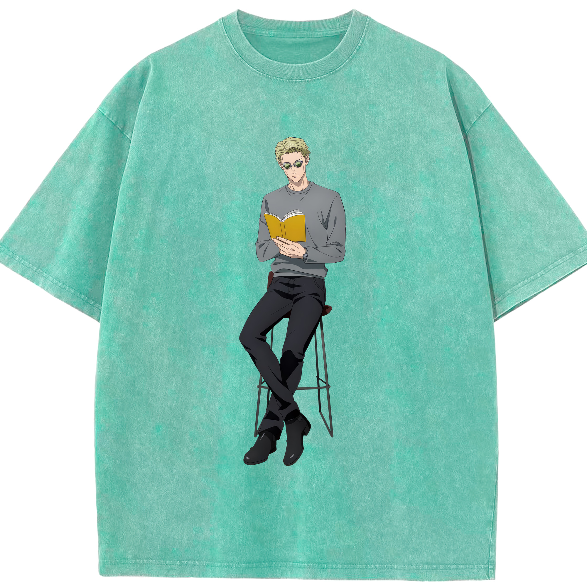 （画像用） 呪術廻戦 Jujutsu Kaisen 綿100% ヴィンテージ風 半袖Tシャツ（フロントプリント）